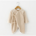 Nature Organic Cotton Baby Striped Romper